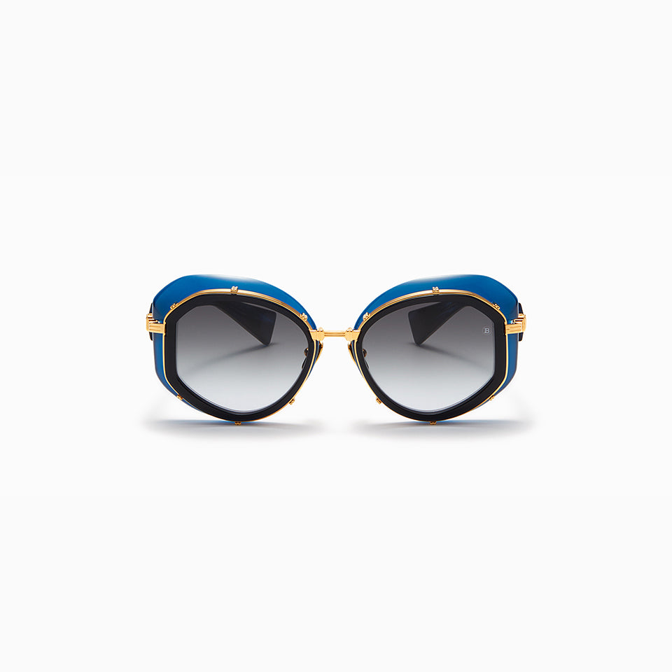 BRIGITTE - Dark Blue Crystal - Gold