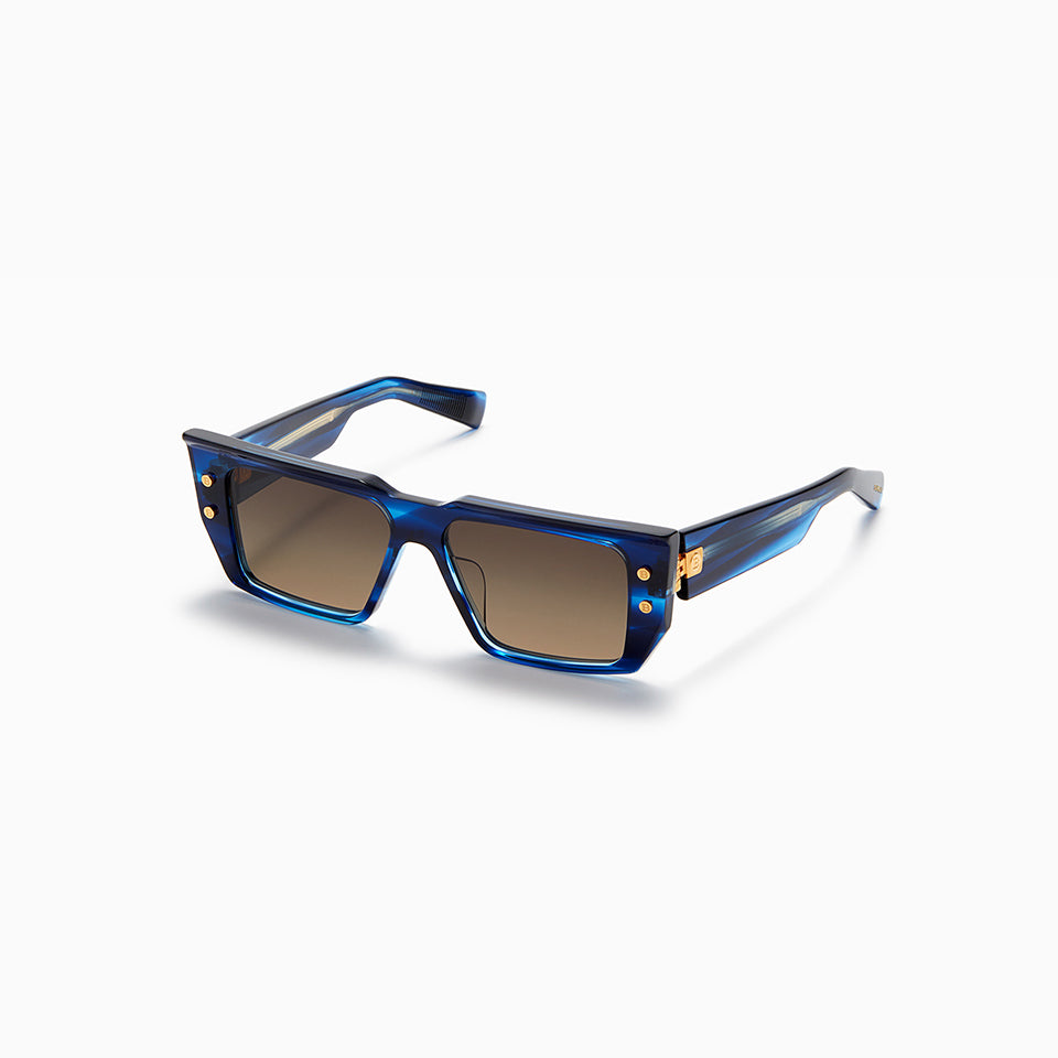 B - VI - Blue Swirl - Gold