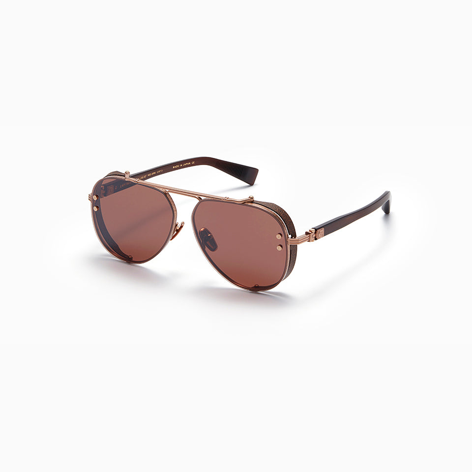 CAPITAINE - Rose Gold - Matte Crystal Brown
