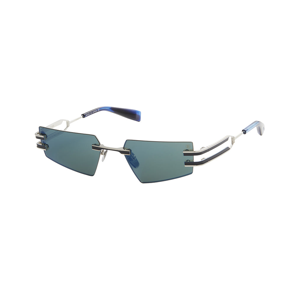 FIXE - Silver - Navy Enamel - Blue Swirl