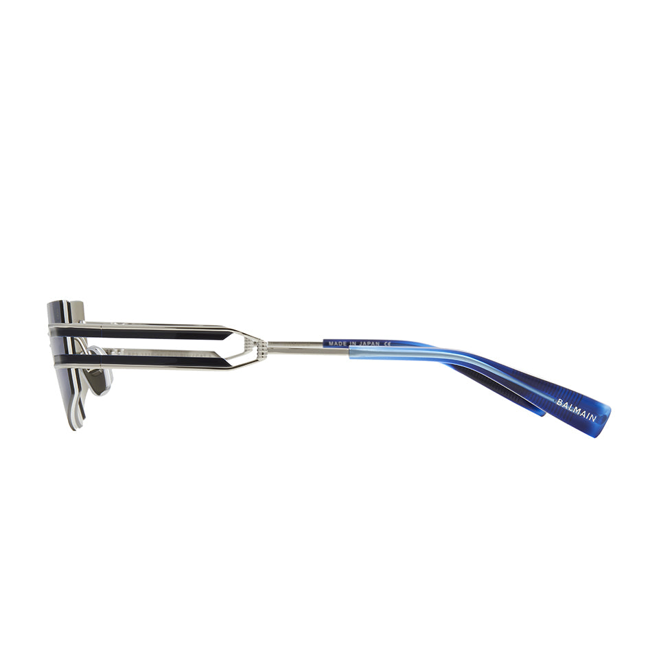 FIXE - Silver - Navy Enamel - Blue Swirl