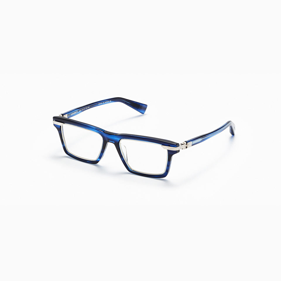 LEGION - IV - Blue Swirl - Brushed Silver