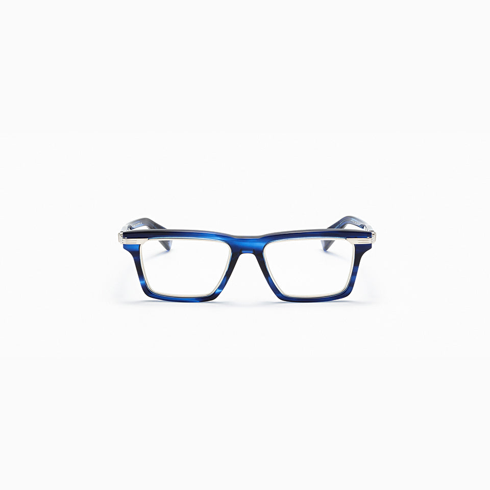 LEGION - IV - Blue Swirl - Brushed Silver