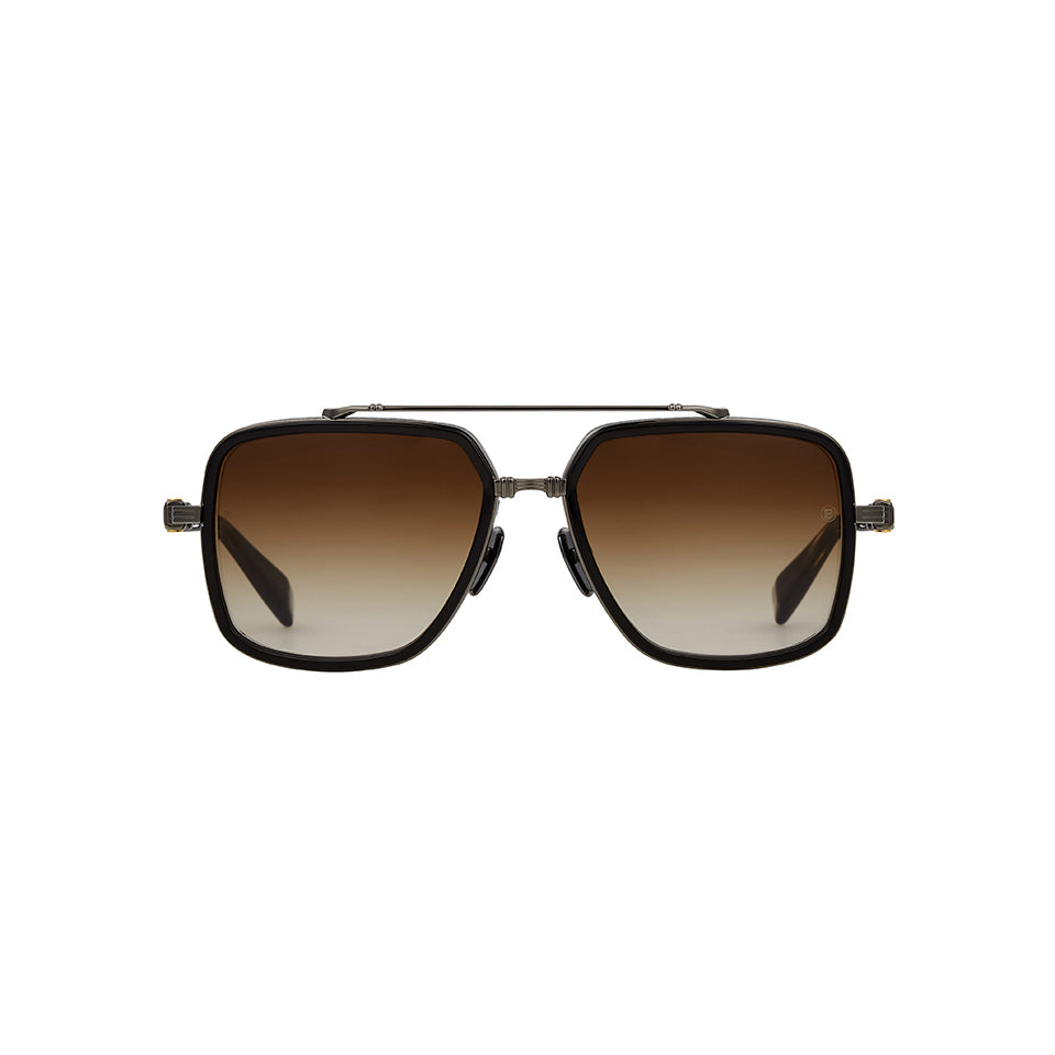 OFFICIER - Black Rhodium - Dark Crystal Brown - Dark Brown Swirl