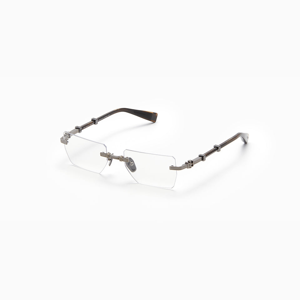 PIERRE - Black Rhodium - Brown Swirl