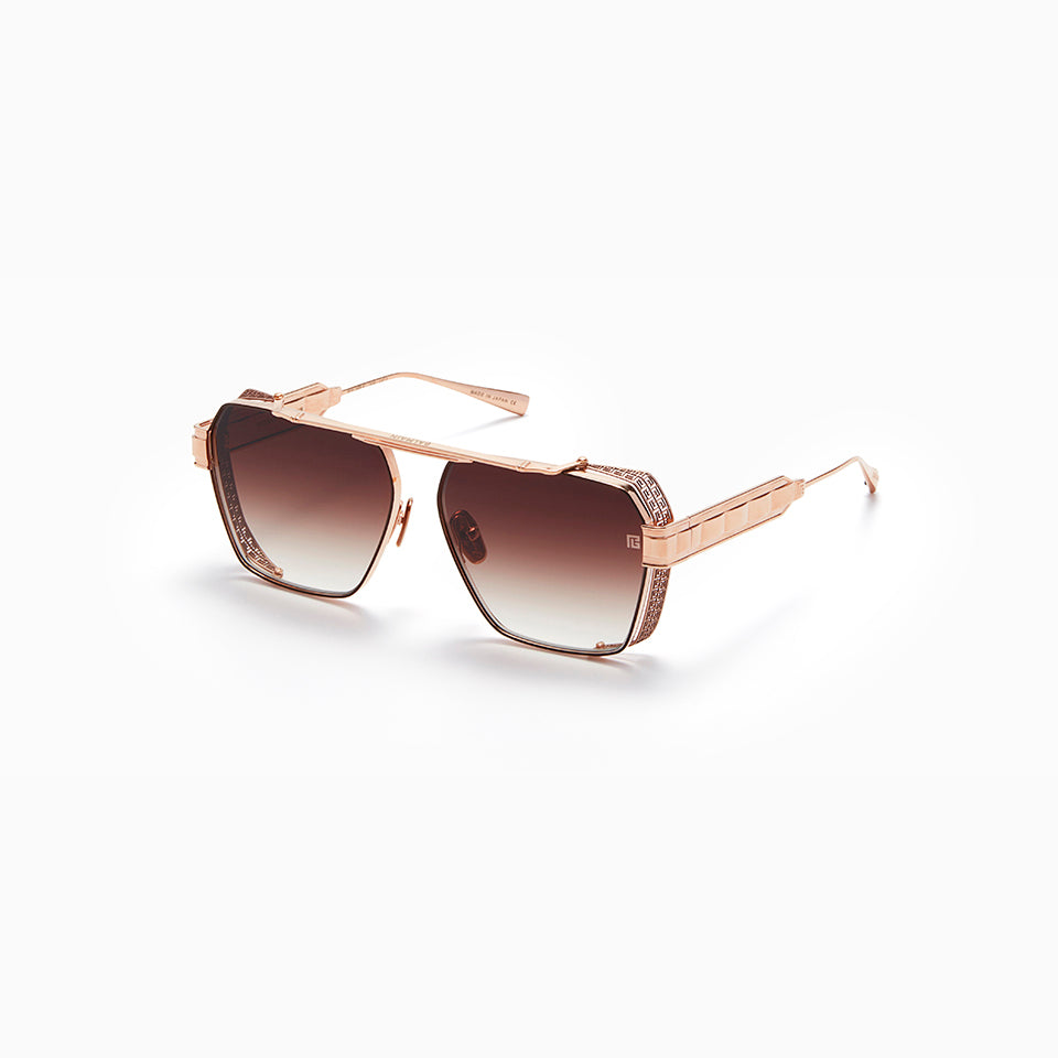 PREMIER - Rose Gold - Brown Enamel