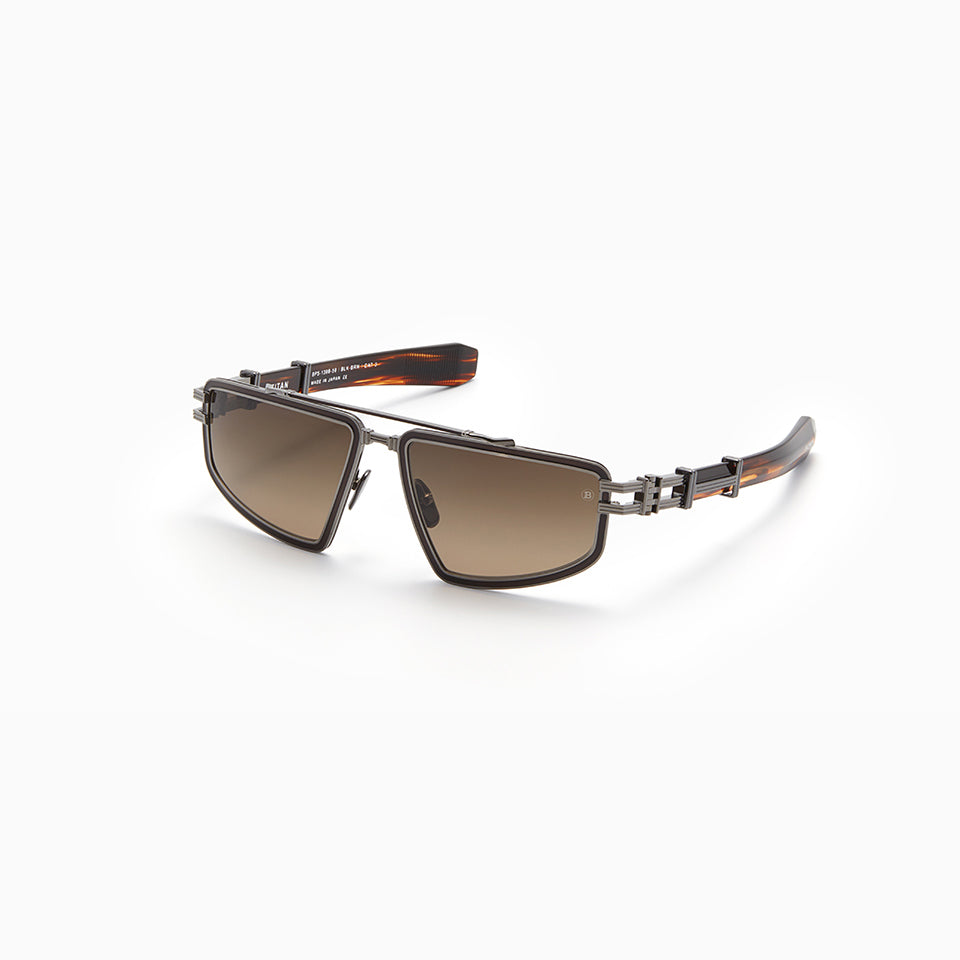 TITAN - Black Rhodium - Brown Swirl